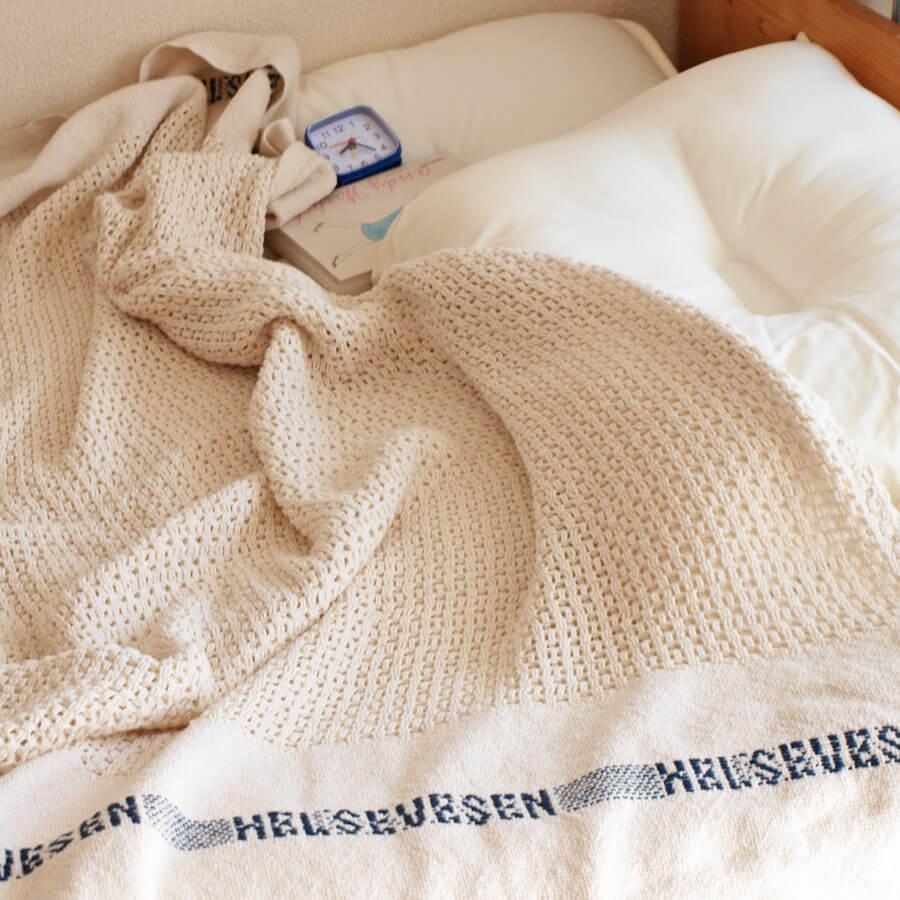 Barker Textile バーカーテキスタイル コットン ブランケット
