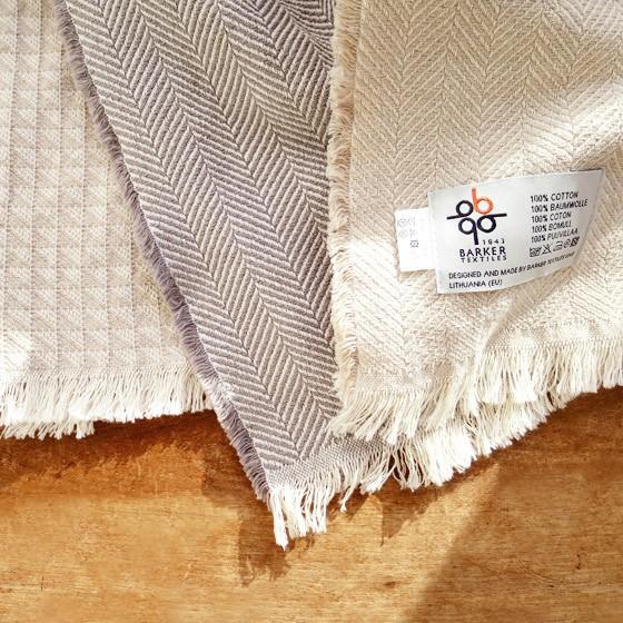 ブランケット 大判 北欧 コットン ひざ掛け おしゃれ ベビー 可愛い 薄手 タオルケット Barker Textile バーカーテキスタイル コットン ブランケット 1276 0323 Slow Works 通販 Yahoo ショッピング