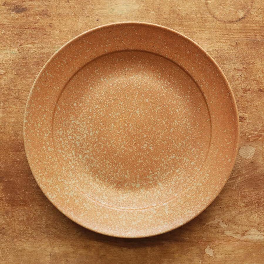 日本製 Homeland ホームランド 信楽焼 丸皿 26cm 食器 陶器 器 和食器
