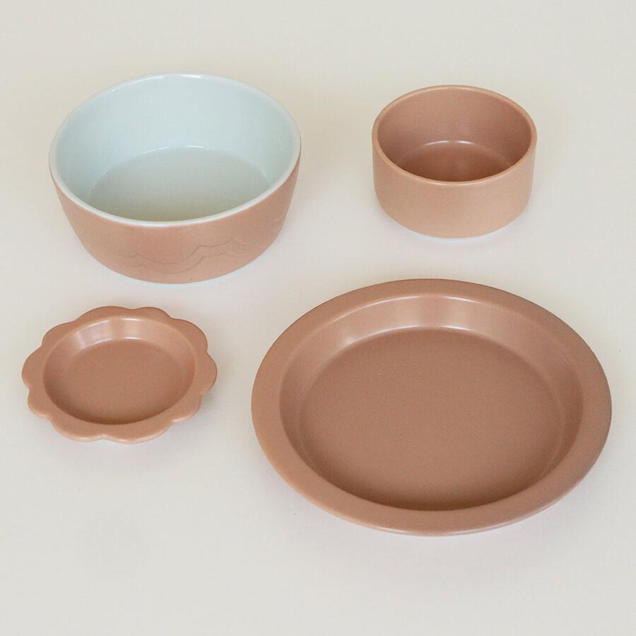 teteeat 日本製 波佐見焼 子供用 食器 ギフトセット A 陶器 セット