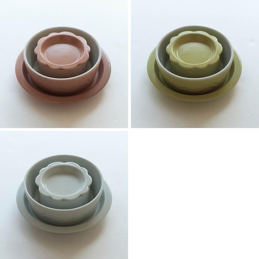 teteeat 日本製 波佐見焼 子供用 食器 ギフトセット A 陶器 セット