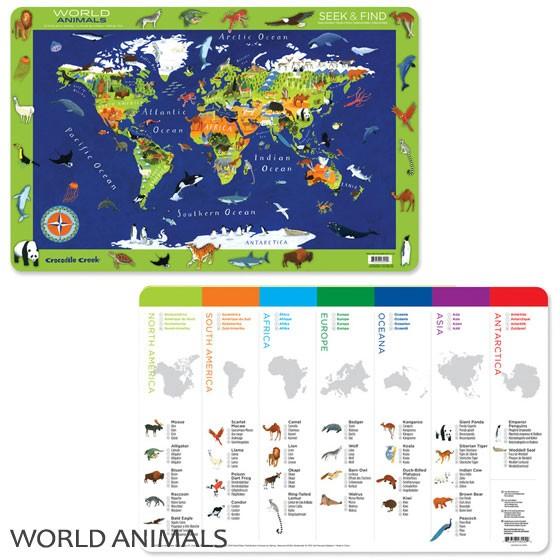 ランチョンマット 子供 撥水 かわいい プレイスマット ランチマット 赤ちゃん ベビー 離乳食 洗える Crocodilecreek クロコダイルクリーク 両面プレイスマット 1327 Crc Slow Works 通販 Yahoo ショッピング