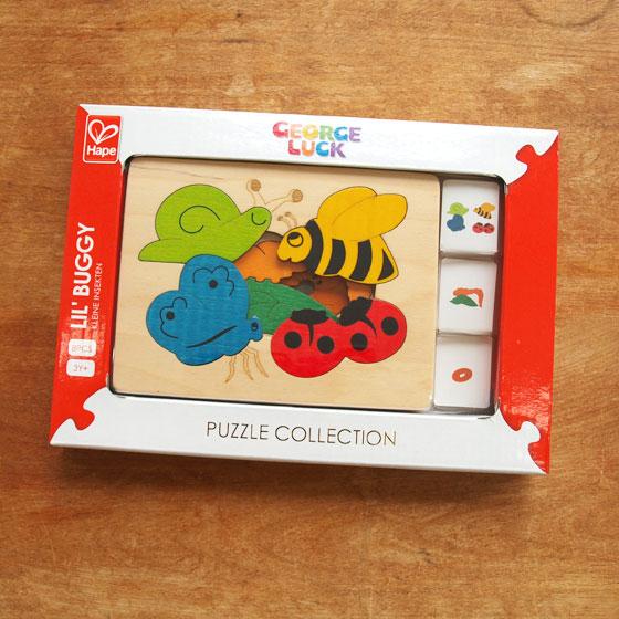 パズル 木製 おもちゃ 幼児 子供 知育玩具 オブジェ George Luck