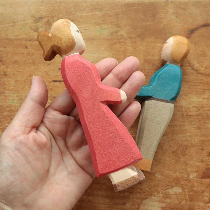 Ostheimer オストハイマー 木製 フィギュア 家族 パパ ママ オブジェ