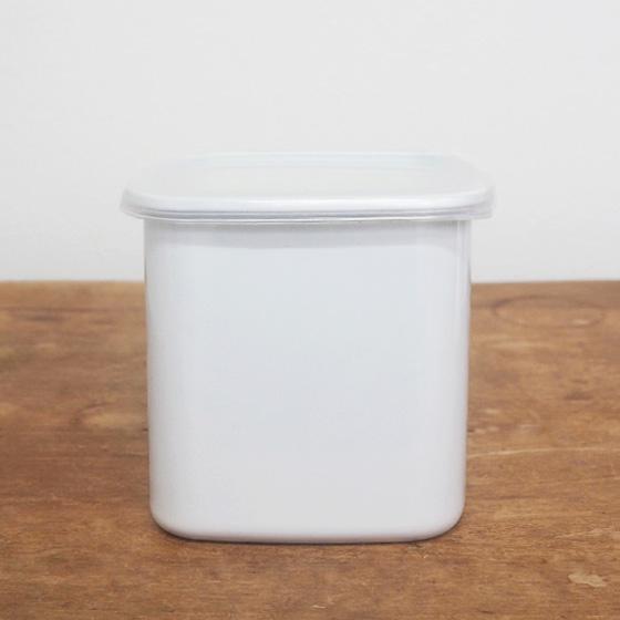 野田琺瑯（noda horo） ホワイトシリーズ 保存容器 スクエア L