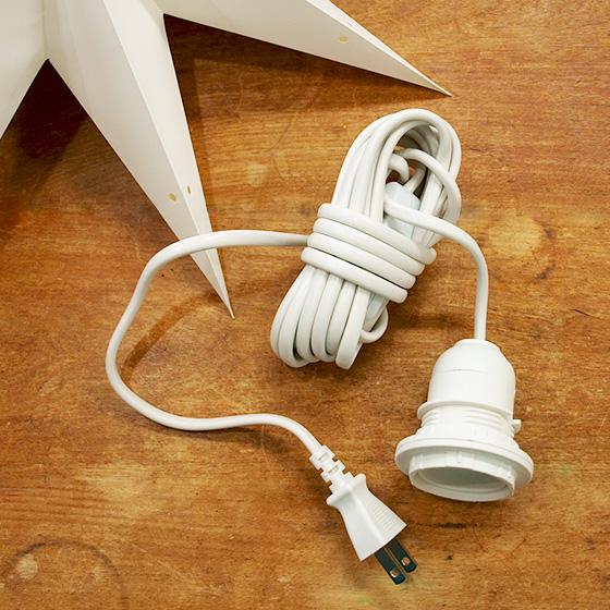 Earth Friendly スターライツ 専用コード M4 wthite ソケット ケーブル