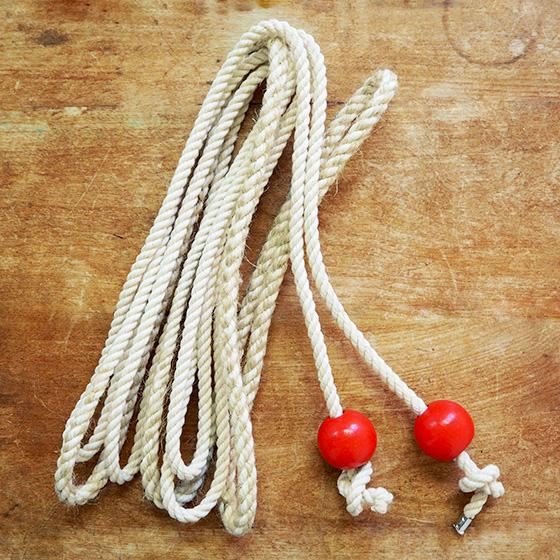 ドイツ製 なわとび 縄飛び ロープ 大縄 ロング 5m : slow works - 通販