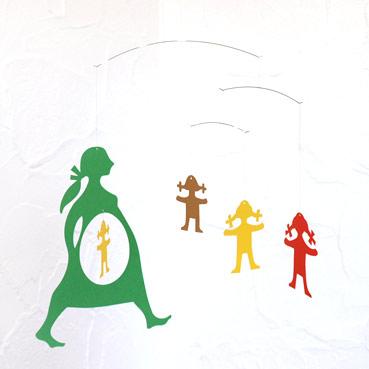 モビール 北欧 おしゃれ 赤ちゃん 出産祝い かわいい インテリア 吊るす デンマーク Flensted Mobiles フレンステッドモビール ペーパーモビール ママ ビビット 1451 Fu002 Slow Works 通販 Yahoo ショッピング