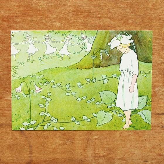 エルサベスコフ ポストカード 2枚セット リーサの庭 いちやく草 絵本作家 北欧 かわいい イラスト おしゃれ メール便対象品 Slow Works 通販 Yahoo ショッピング