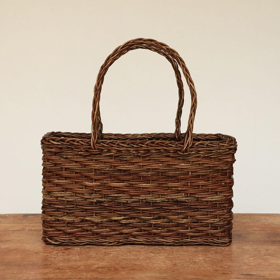 松野屋 日本製 あけび かごバッグ カゴ バスケット カゴバッグ 買い物
