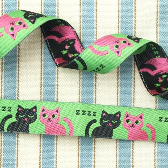 チロリアンテープ 刺繍リボン お眠り猫ちゃん 手芸 チロルテープ リボン Totalitat トタリタット 女の子 男の子 入園 入学 かわいい メール便対象品 R 0349 Slow Works 通販 Yahoo ショッピング