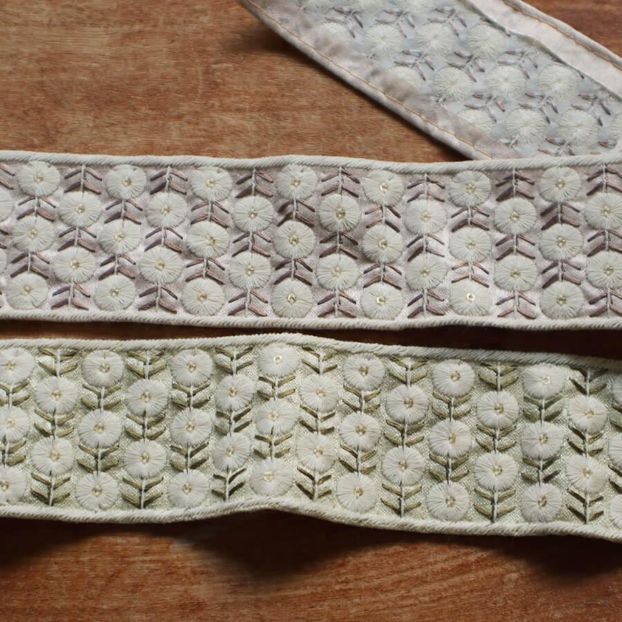 インド 刺繍リボン チロリアンテープ テープ リボン 幅広 手芸