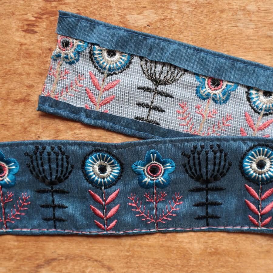 インド 刺繍リボン チロリアンテープ リボン 手芸 ハンドメイド 女の子