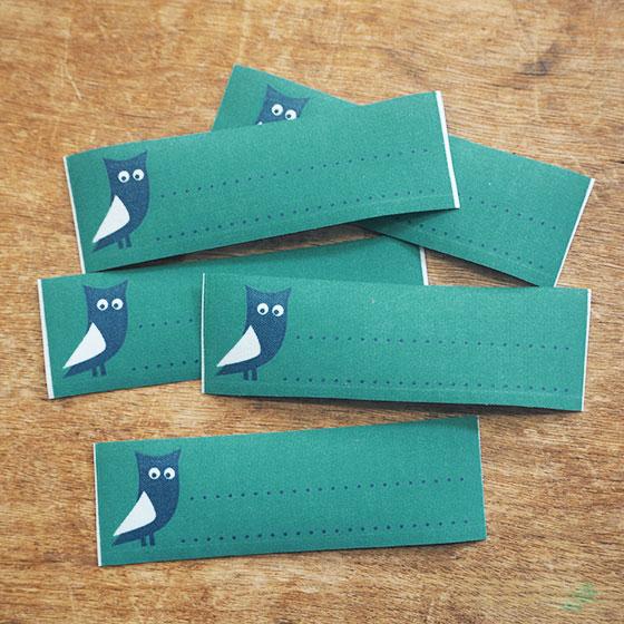 お名前シール ワッペン アップリケ アイロン 入園 女の子 男の子 かわいい トタリタット アイロンワッペン ドイツ ネームタグ 5枚 ふくろう メール便対象品 W 08 Slow Works 通販 Yahoo ショッピング