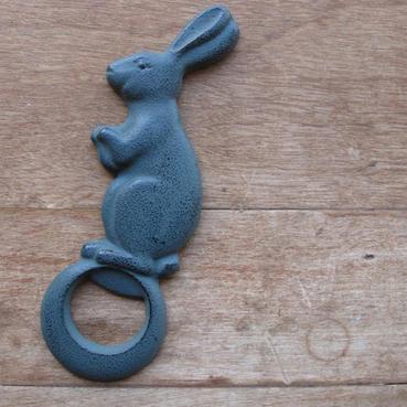 日本製 南部鉄器 うさぎ 栓抜き メール便対象品 : slow works - 通販