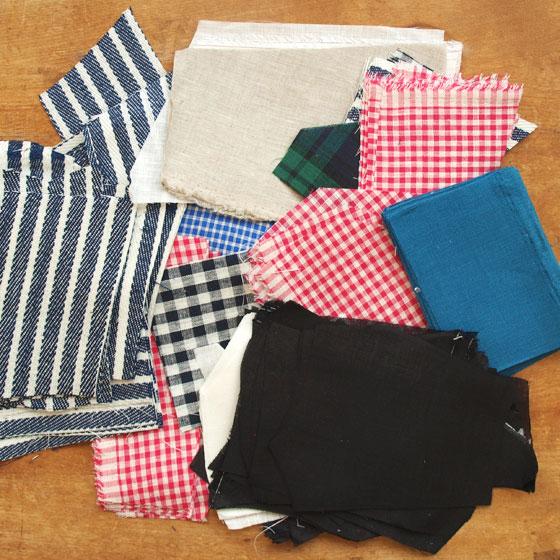 fog linen work（フォグリネンワーク） リネン はぎれ 500g セット