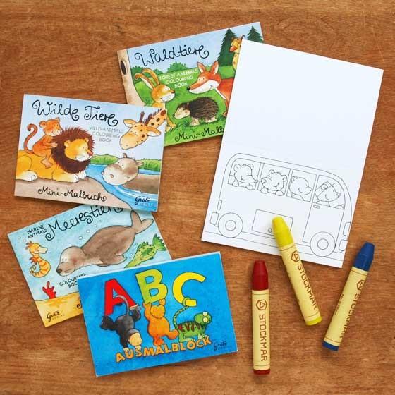 ドイツ製 ぬりえ ミニ Abc ぬり絵 塗り絵 子供 女の子 男の子 こども かわいい 知育 メール便対象品 Slow Works 通販 Yahoo ショッピング