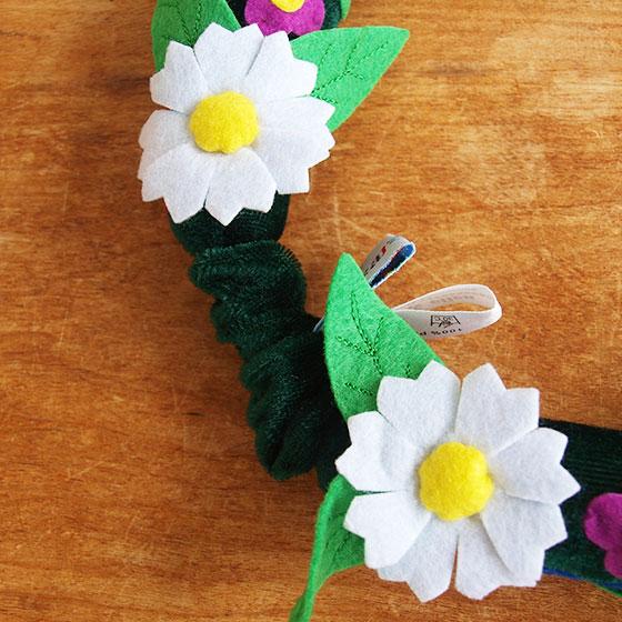 布おもちゃ 冠 フラワー 花冠 ヘッドドレス 誕生日 子供 女の子