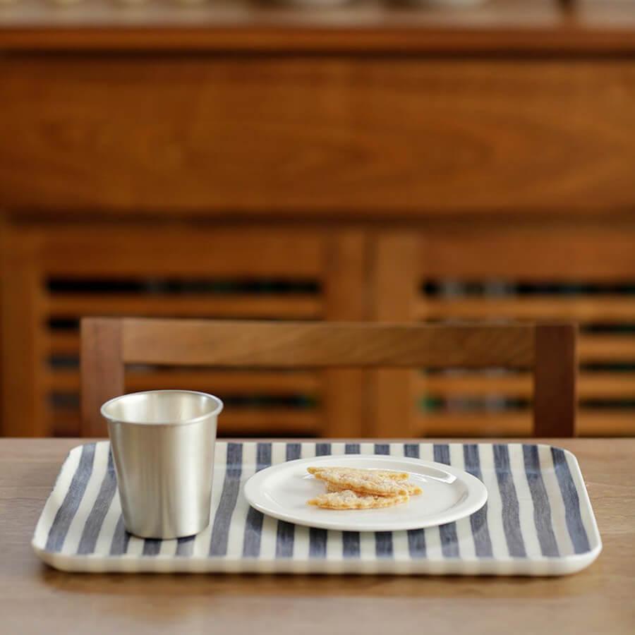 fog linen work（フォグリネンワーク） リネンコーティング トレイ M