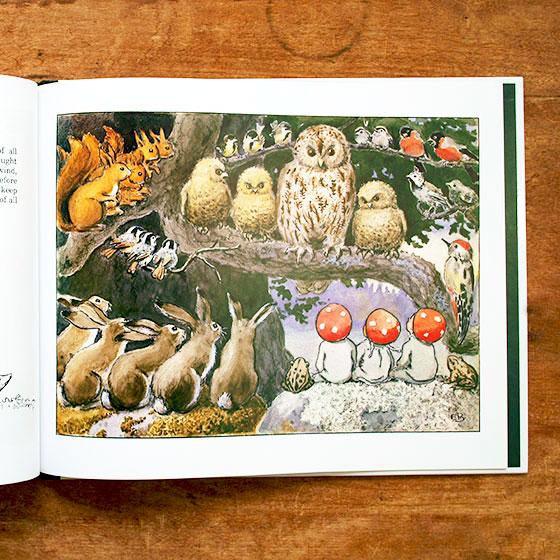 絵本 英語 エルサベスコフ もりのこびとたち 外国絵本 子供 知育 北欧