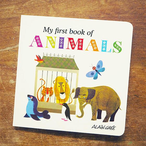 絵本 アラングレ 動物 数字 カラー 知育絵本 出産祝い 英語 学習