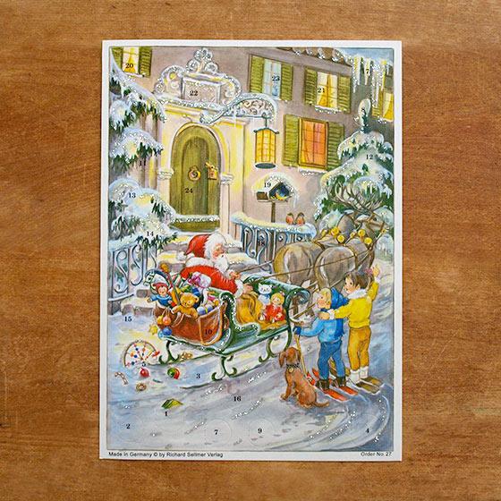 ドイツ R Sellmer Verlag社 クリスマス アドベントカレンダー S サンタクロースがやってきた メール便対象品 2127 0924 Rs27 Slow Works 通販 Yahoo ショッピング