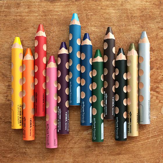 LYRA（リラ） 色鉛筆 子供 12色 絵の具 クレヨン 水彩 絵具 1ダース