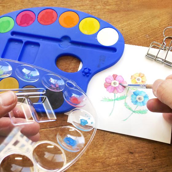 選択した画像 おしゃれ 絵の具 パレット イラスト 壁紙のための無料ダウンロード