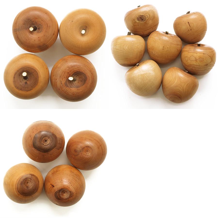 ドイツ製 オブジェ 木製 りんご 北欧 置物 玄関 インテリア おしゃれ