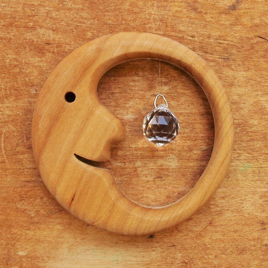 ドイツ製 モビール 北欧 サンキャッチャー 月 木製 おしゃれ 赤ちゃん