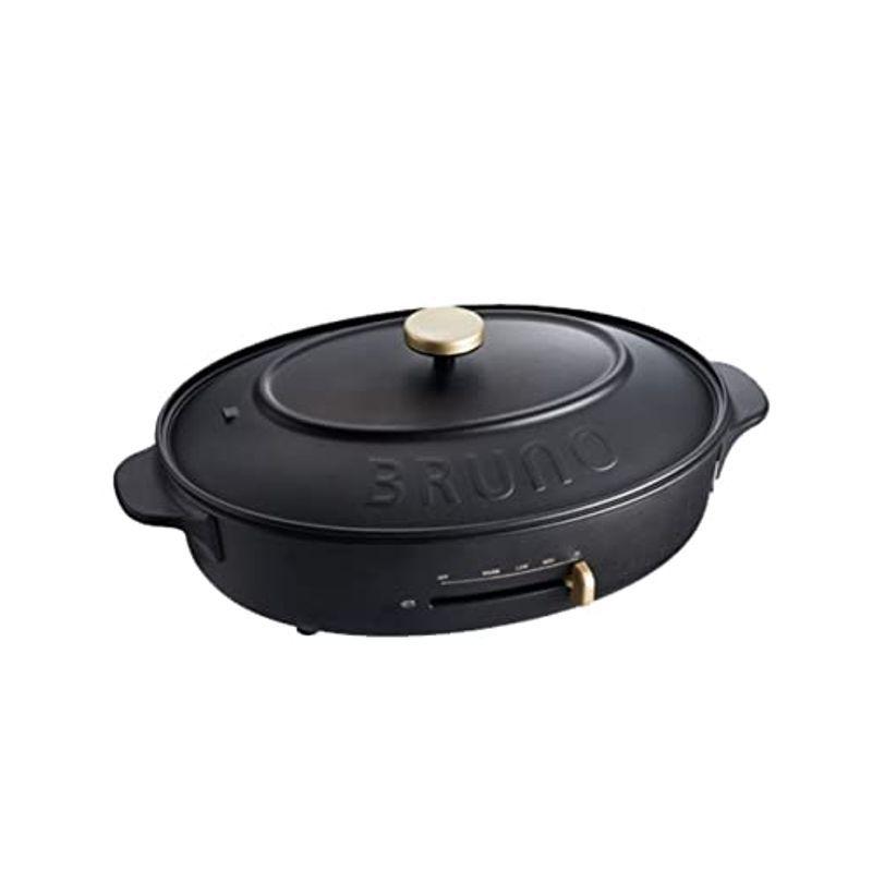 ブルーノ　オーバルホットプレート　ブラック　たこ焼き・プレート・鍋 Amazon | BRUNO ブルーノ オーバルホットプレート 本体 プレート
