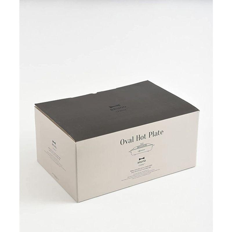 BRUNO ブルーノ オーバルホットプレート 本体 プレート3種 (たこ焼き 深鍋 平面) ブラック 黒 おしゃれ かわいい これ1台 一台 オーバルホットプレート 深鍋 サイズ たこ焼きプレート