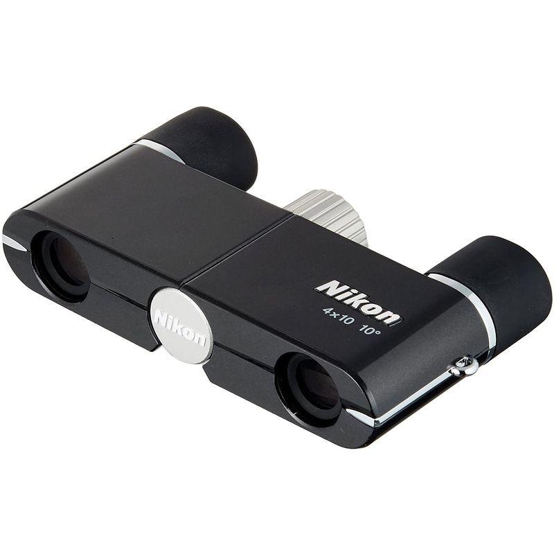 Nikon 双眼鏡 遊 4X10D CF ダハプリズム式 4倍10口径 エボニーブラック 4X10DCF (日本製) 