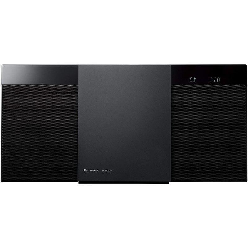 パナソニック ミニコンポ FM/AM 2バンド Bluetooth対応 USBメモリー録音機能搭載 SC-HC320-K mm ステレオミニ φ3