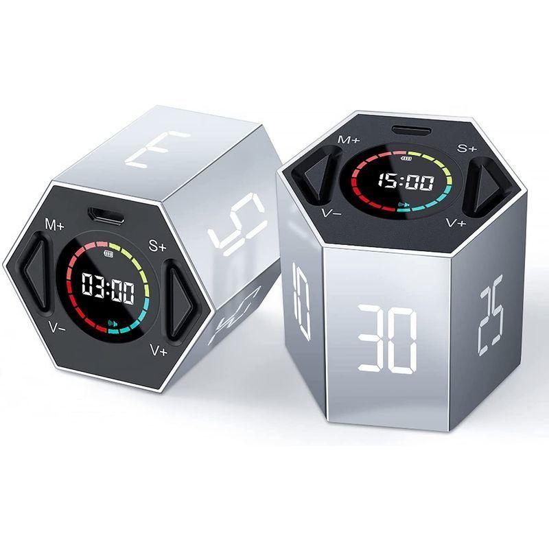 新時代のデジタルタイマー」TickTime 正六角柱 ポモドーロ