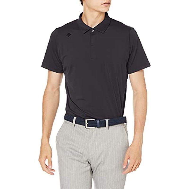 デサントゴルフ 21年春夏モデル 半袖シャツ DGMRJA22 メンズ BK00(ブラック) M