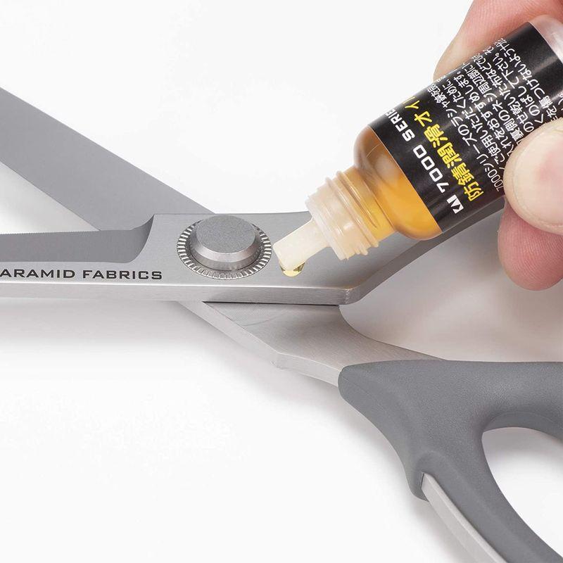 貝印 ラシャ 鋏 アラミド 繊維 240mm ビニール ケース お手入れ用 防錆潤滑 オイル 付 7240AS 日本製 裁ち鋏 布切りバサミ 材質