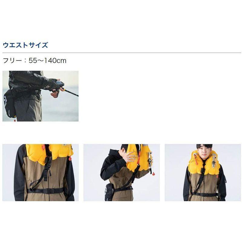 ダイワ(DAIWA) ウォッシャブルライフポーチ(ポーチタイプ手動・自動膨張式) レッド フリー DF-2321 