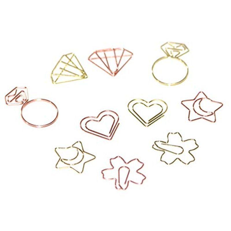 文具 ステーショナリー いつでもポイント10倍 ゼムクリップ ブックマーク ペーパークリップ かわいいクリップ 可愛い オフィス学校用 文房具 装飾 10p Netak6bqnz Www Kbdav Ac In