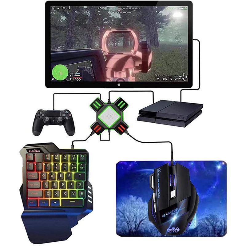Soink 片手キーボード マウス コンバーター マウスパッド４点セット Switch キーボードマウス フォートナイトrgb ゲーミング Mmkshop 通販 Yahoo ショッピング