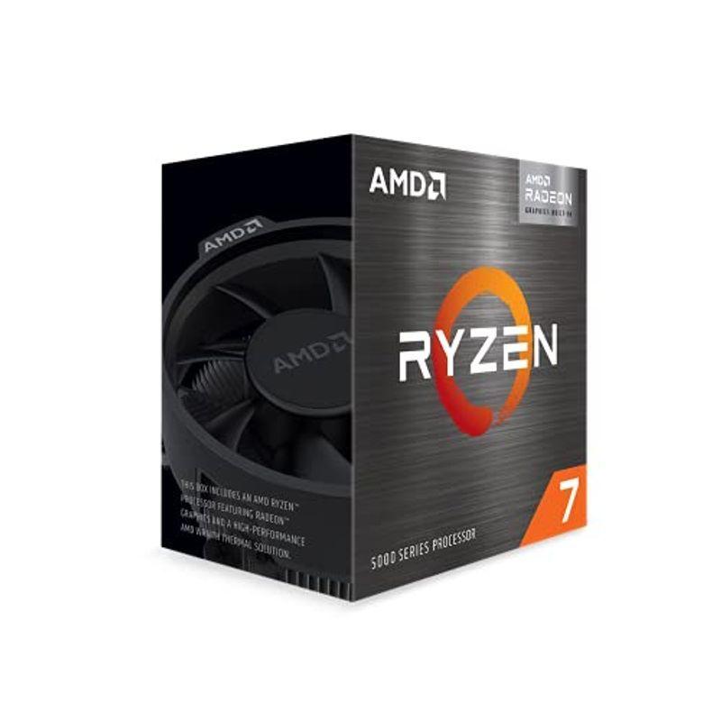 AMD Ryzen 5700G with Wraith Stealth cooler 3.8GHz 8コア   16スレッド 72MB