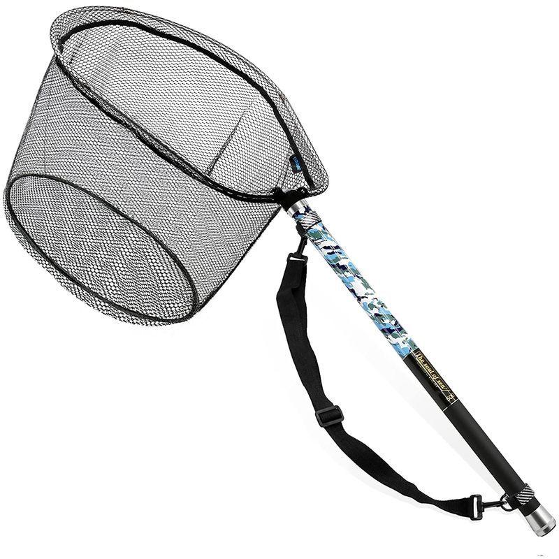 サンライク Sanlike タモ網 折りたたみ ランディングネット 伸縮式 タモ網 ランディングネット カーボン 小継玉の柄 釣りタモ 釣り フィッシングツール 折りたたみ 玉網 すくい網 008 Mmkshop 淡水海水
