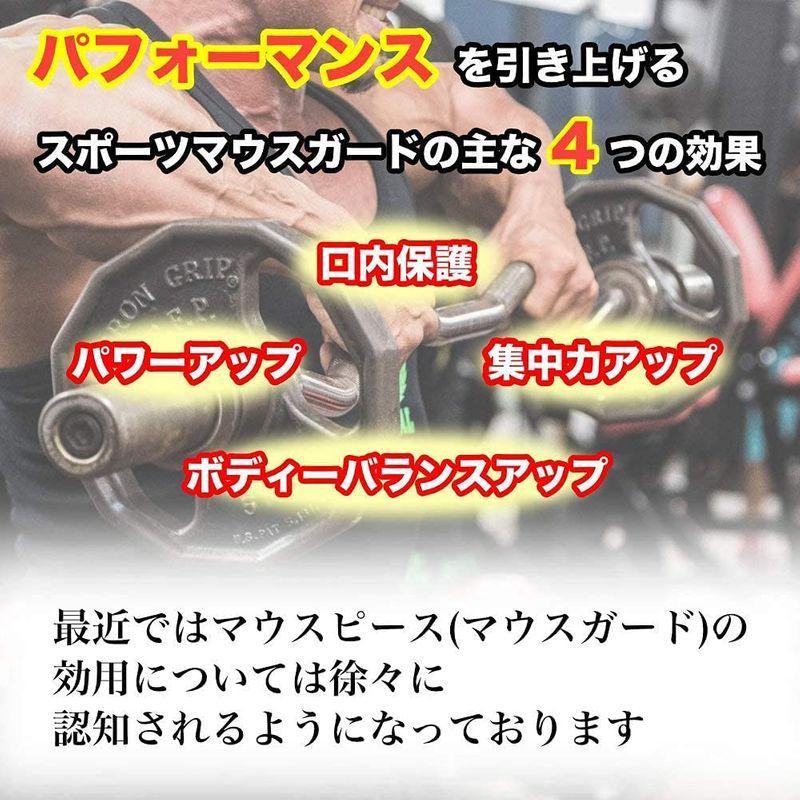 マウスピース マウスガード ケース付き 2個 セット 空手 ボクシング 筋トレ スポーツ 格闘技 (クリアブラック)|slpulp|02