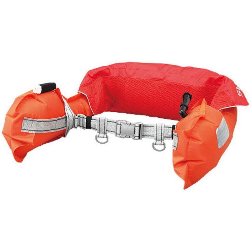 シマノ(SHIMANO) ライフジャケット 釣り 大人用 ラフトエアジャケット ウエストベルトタイプ 桜マーク 国土交通省認定品 自動膨脹式 サイズ 105cm ナイロン100%