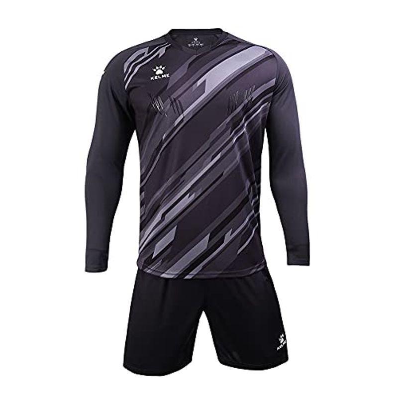 ケルメKELME キーパーウェア メンズ 上下セット 長袖 キーパーシャツ&パンツ サッカーゴールキーパー練習着 (ブラック, M) アクセサリー ケルメKELME キーパーウェア メンズ 上下セット 長袖 キーパーシャツ&パンツ サッカーゴールキーパー練習着 (ブラック, M) アクセサリー