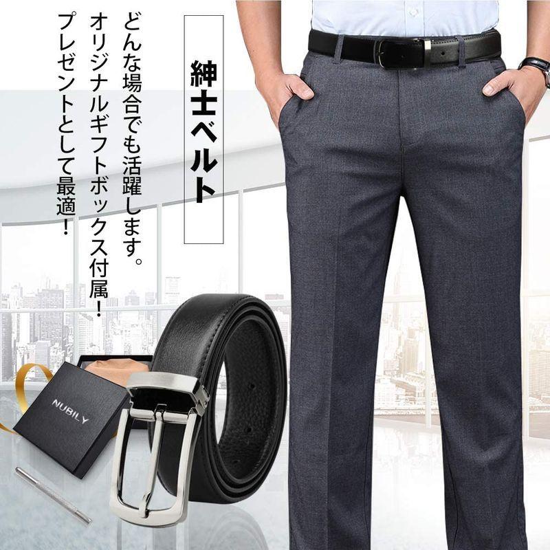 Nubily ベルト メンズ ビジネス 本革 紳士 革 カジュアル 大きいサイズ 太身 細身 ブランド おしゃれ サイズ調整可能 黒 125 Mmkshop 通販 Yahoo ショッピング