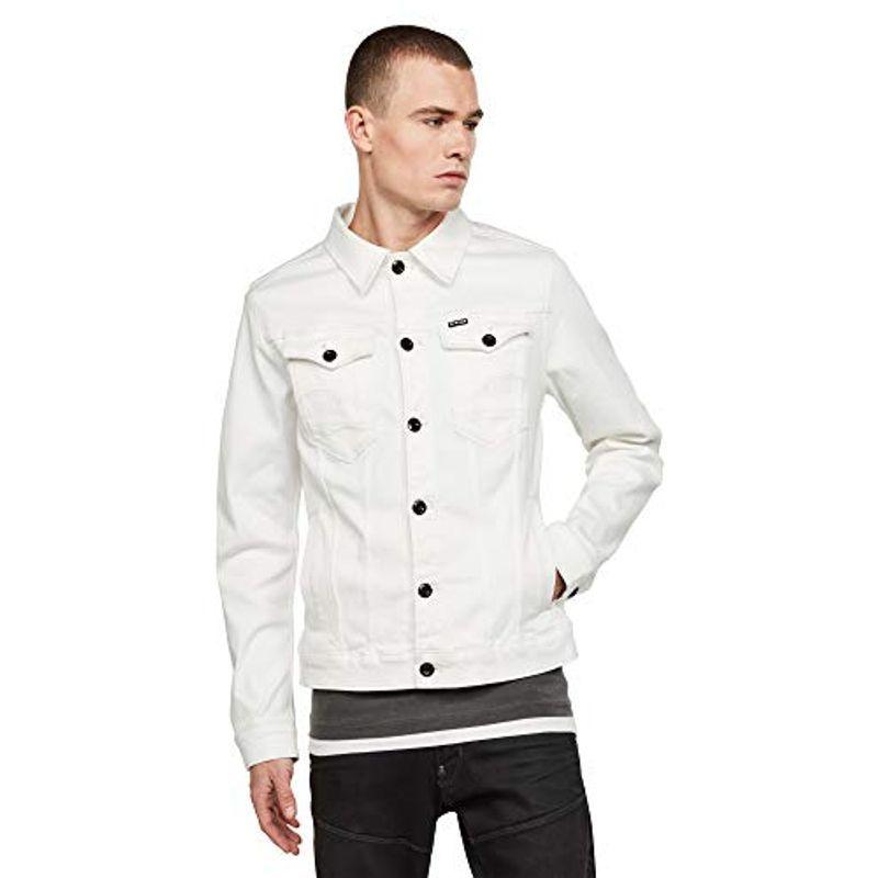 G Star Raw ジースターロゥ デニムジャケット ジージャン メンズ ストレッチ 白 ホワイト Arc 3d Slim Jacke Mmkshop 通販 Yahoo ショッピング