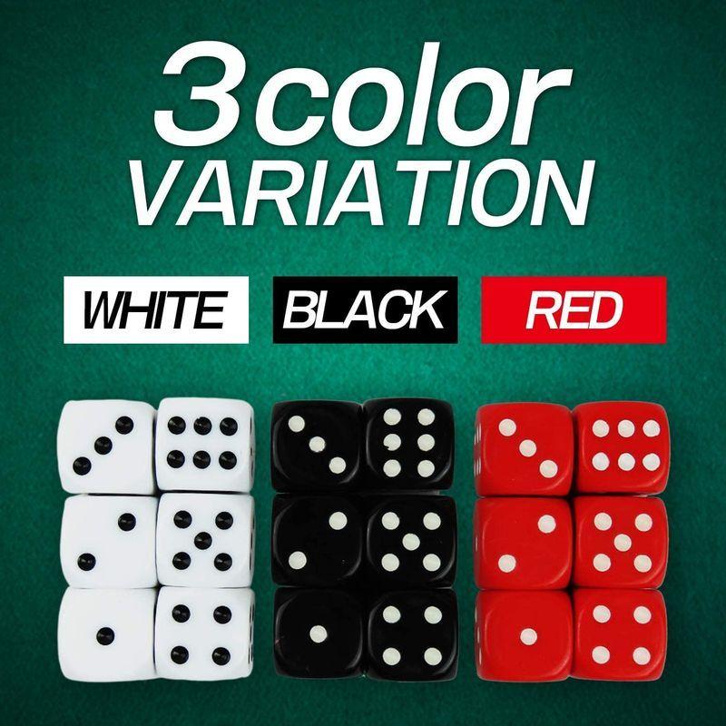 91 以上節約 Green Storeサイコロ ２５mm ６個セット ダイス ６面 さいころ 大きいサイコロ ホワイト レッド ブラック ３色ご用意致しました Dra Latam Tech