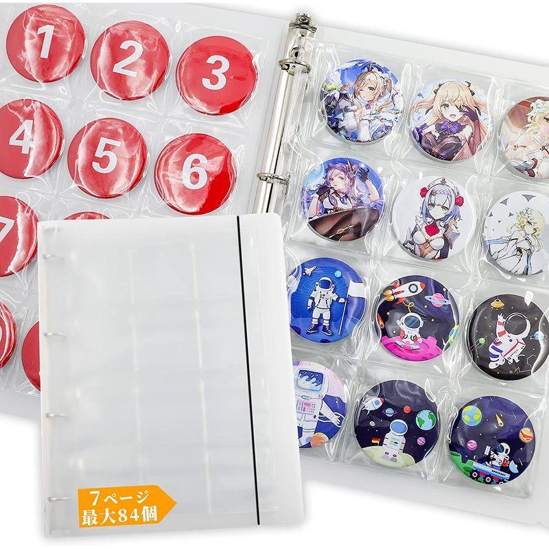 Goreson 大容量 57mm 缶バッジ専用 収納ファイル 缶バッジ 収納 缶バッチカバー サイズ 84ポケット ファイル リフィル Mmkshop 通販 Yahoo ショッピング