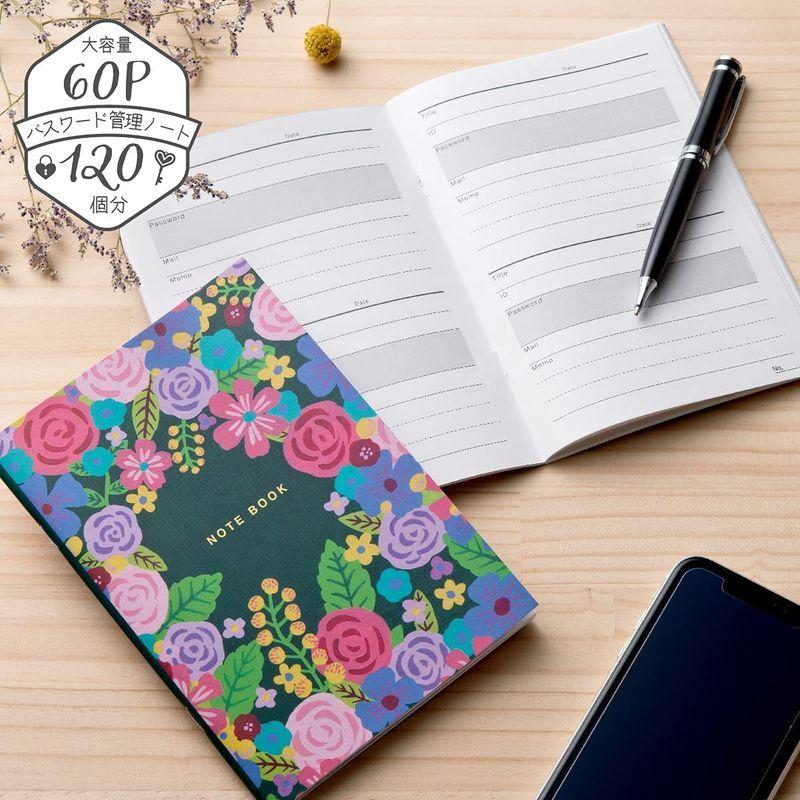パスワード管理ノートたっぷり1件書き込み可手書きで確実に管理するパスワードノート 可愛い花の表紙b6サイズ 大学ノート半分サイズ ア 007 Mmkshop 通販 Yahoo ショッピング